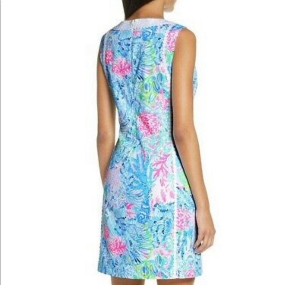 Lilly Pulitzer mila shift multi sink or swim 8 EUC - Picture 4 of 7